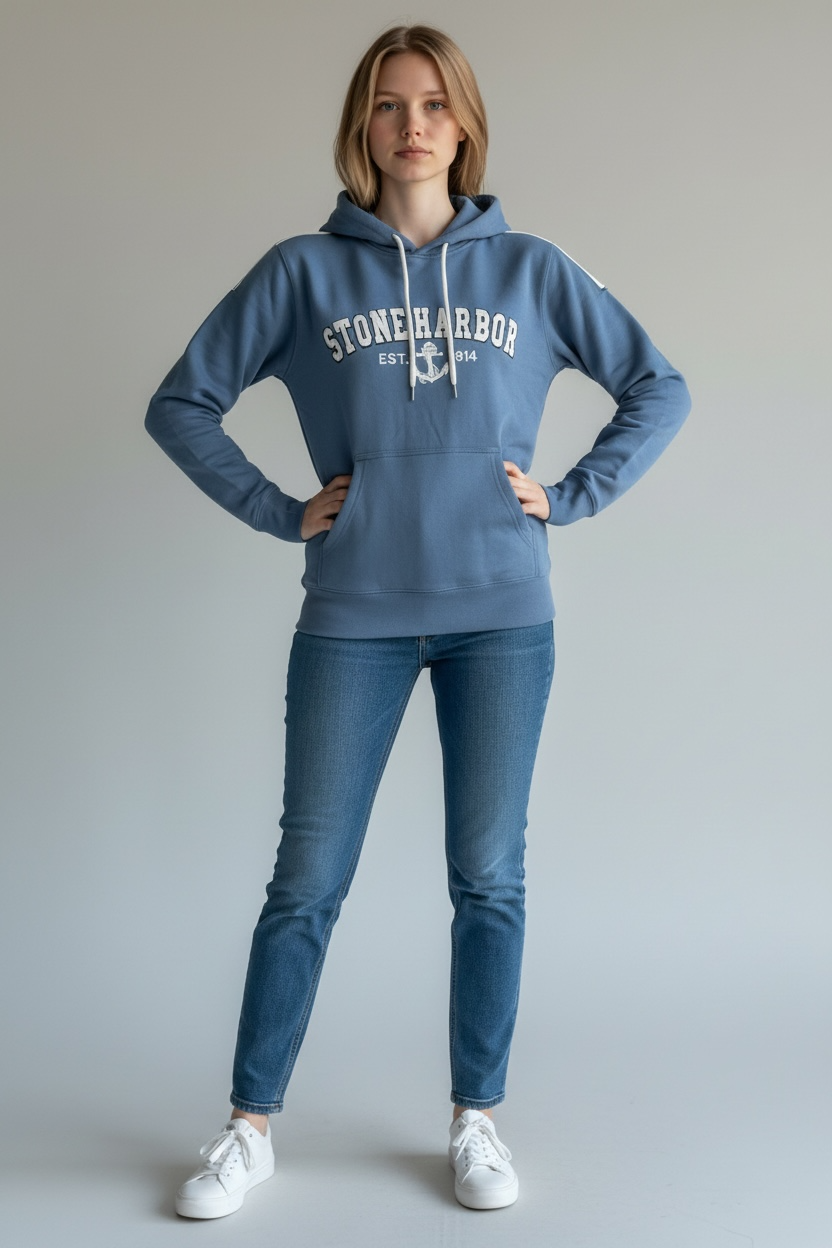 Embroidery STONE HARBOR Hoodie