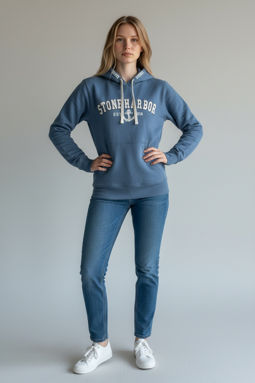 Embroidery STONE HARBOR Hoodie