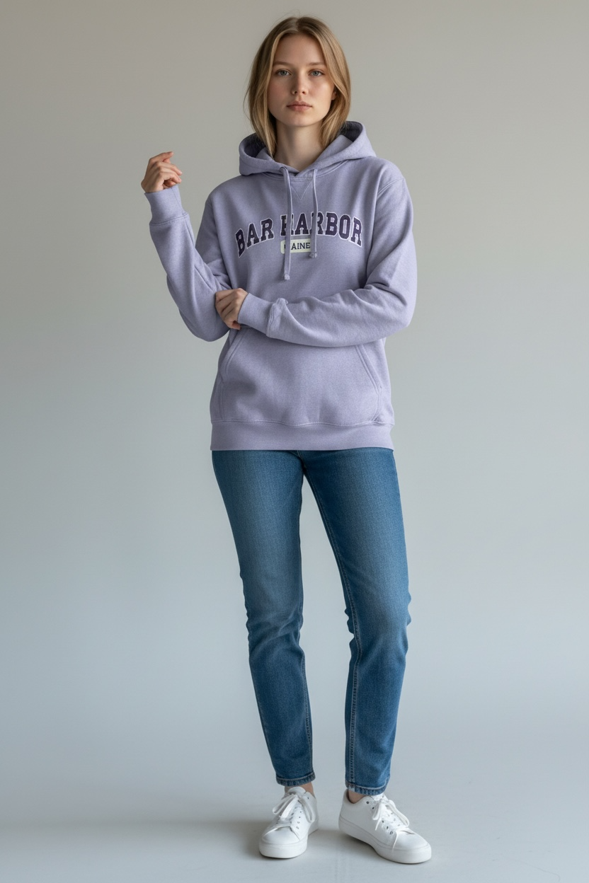 Embroidery BAR HARBOR Hoodie