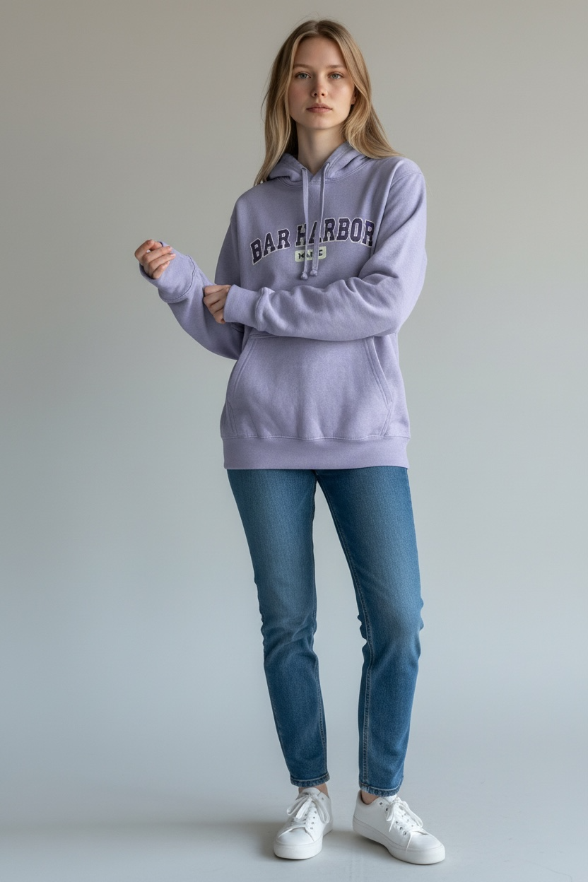 Embroidery BAR HARBOR Hoodie