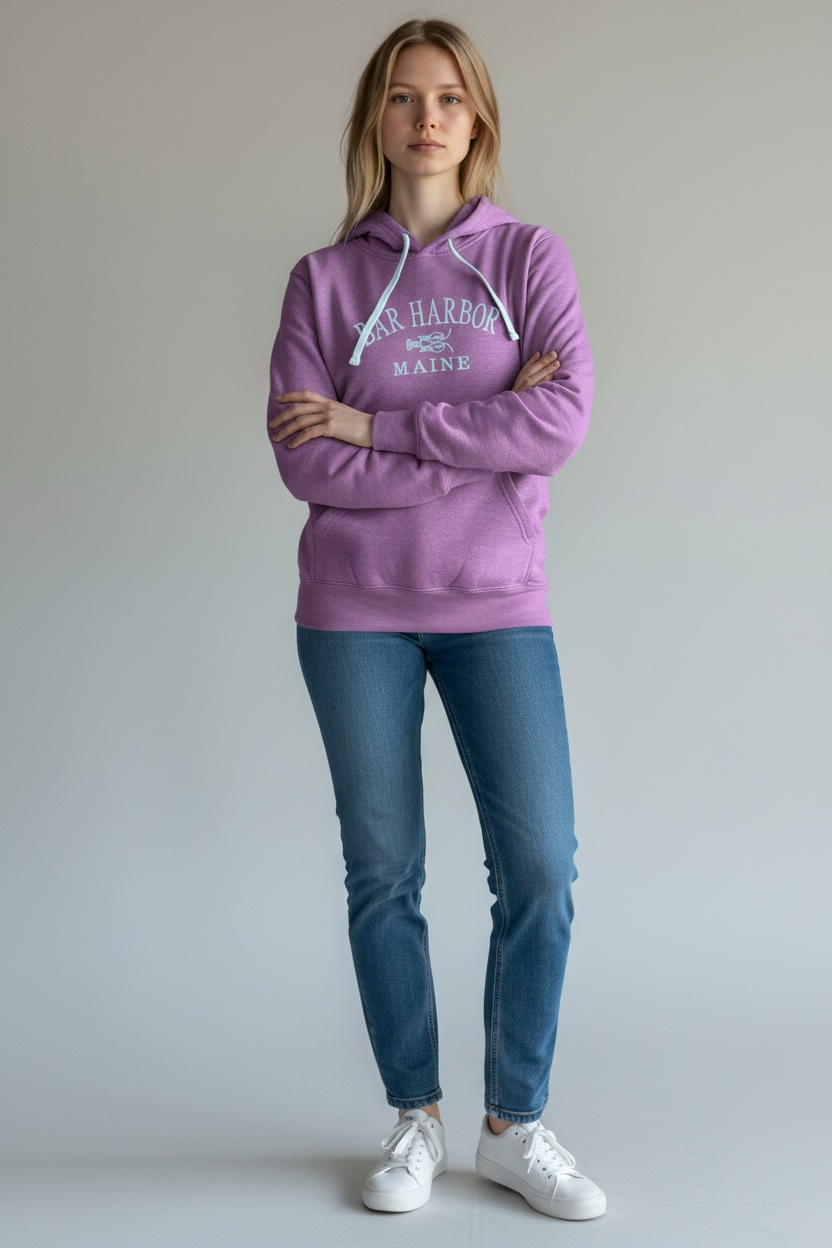 Embroidery BAR HARBOR Hoodie
