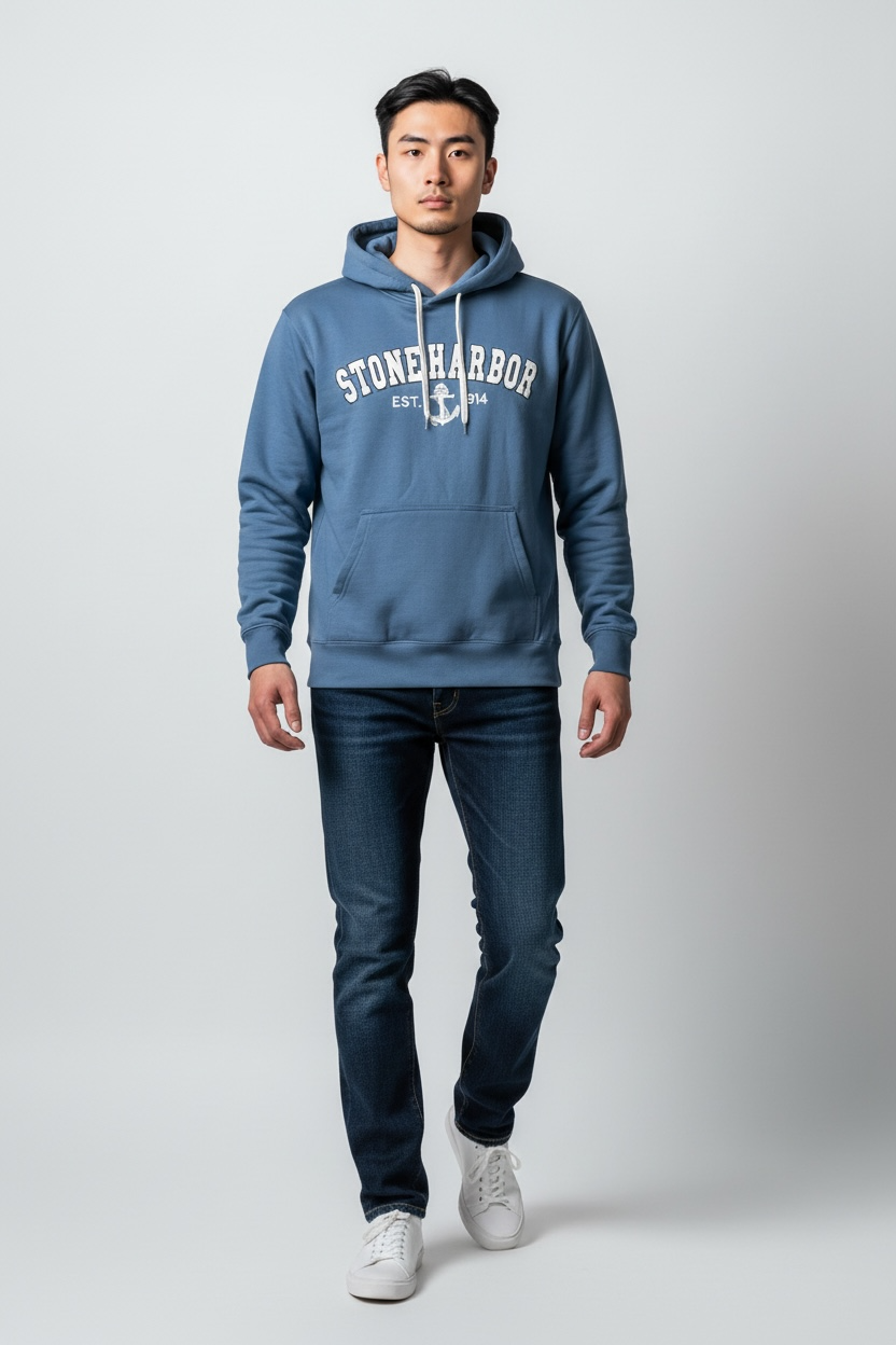 Embroidery STONE HARBOR Hoodie