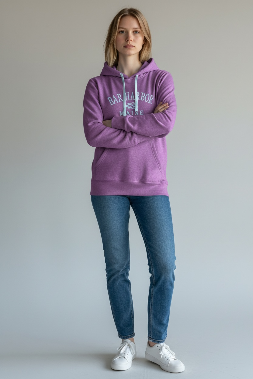 Embroidery BAR HARBOR Hoodie