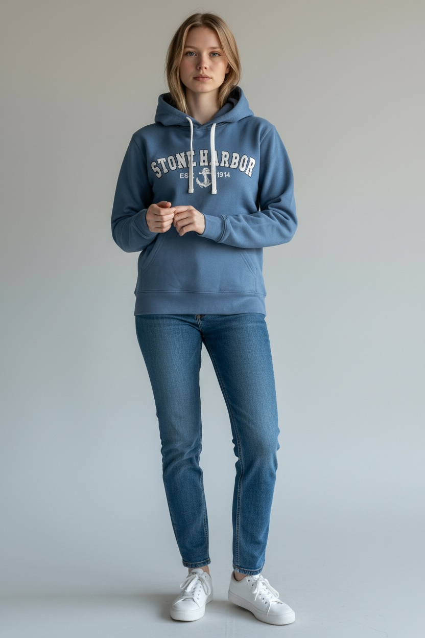 Embroidery STONE HARBOR Hoodie