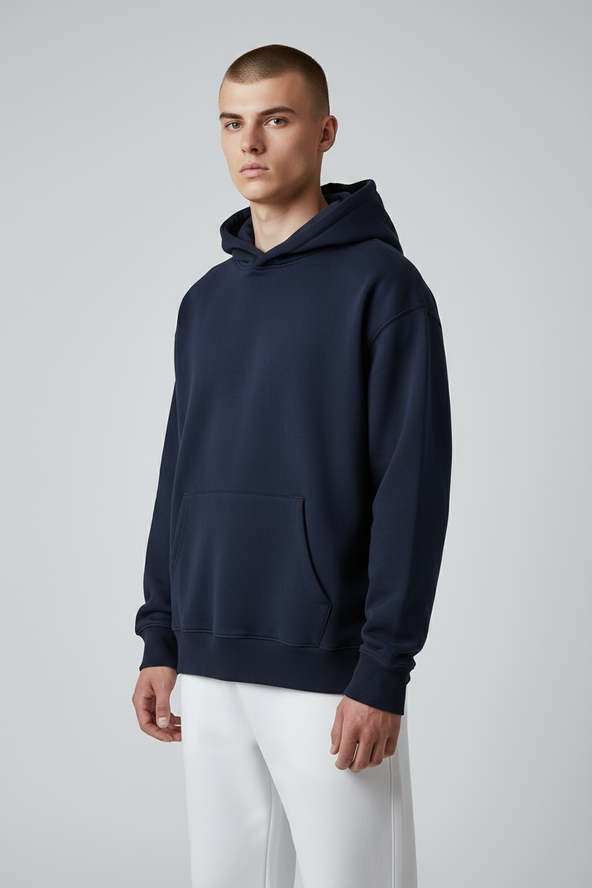 Heavy Grammage Drop Shoulder Hoodie
