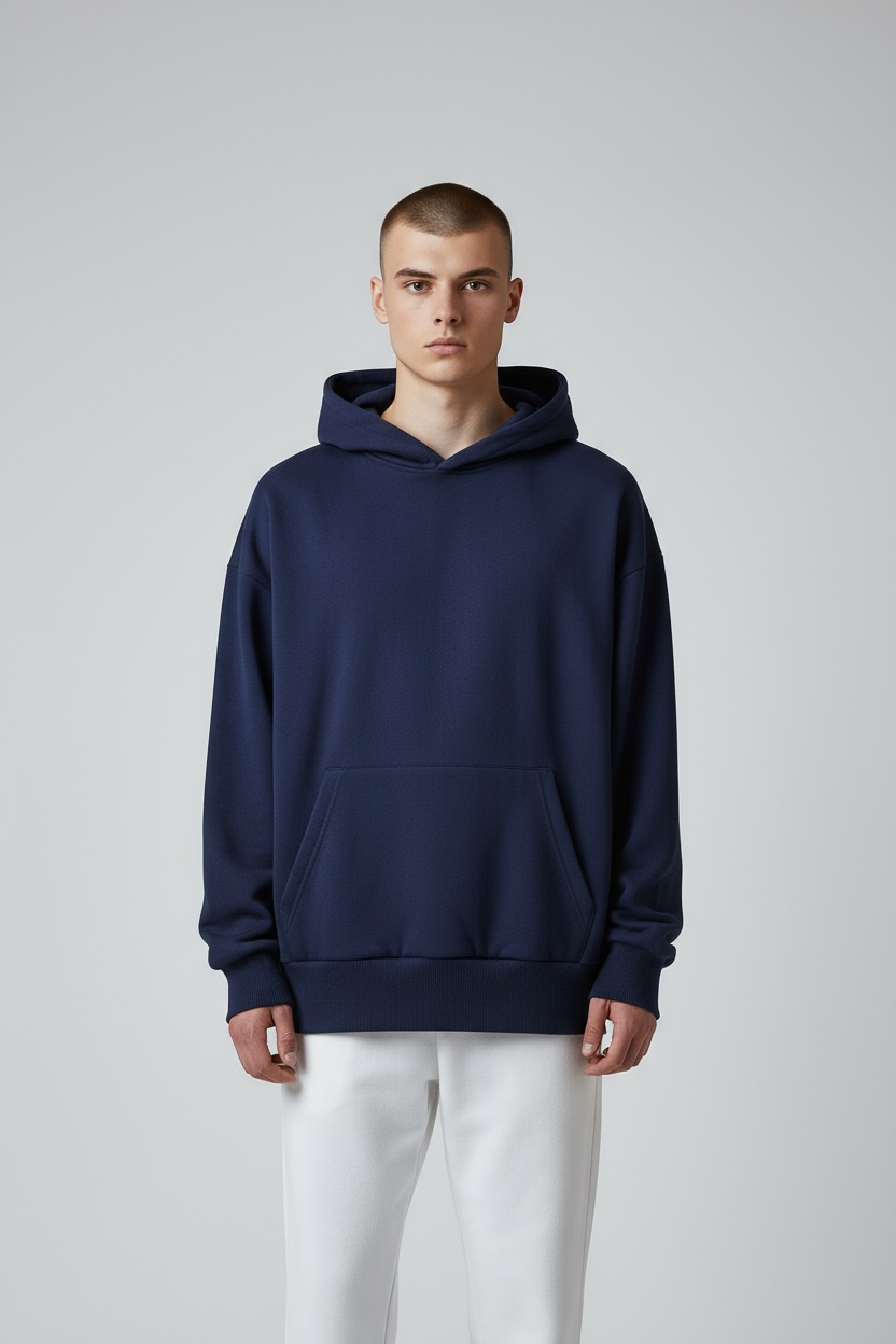 Heavy Grammage Drop Shoulder Hoodie