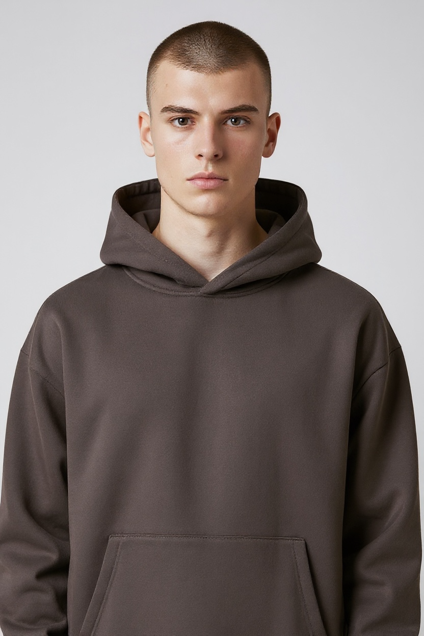 Heavy Grammage Drop Shoulder Hoodie