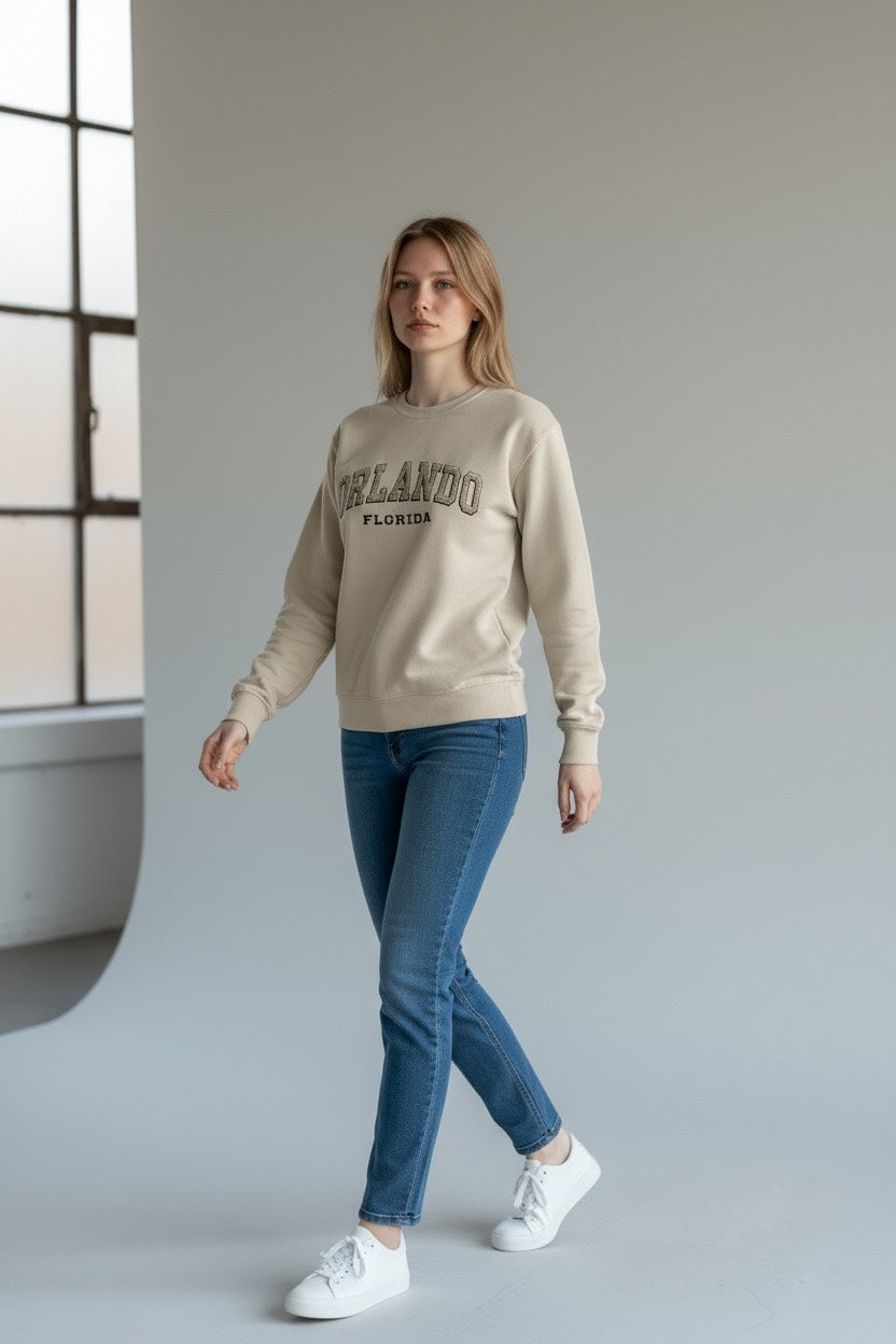 Embroidery Orlando Florida Sweatshirt