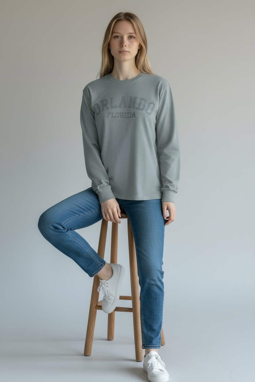 Embroidery Orlando Florida Sweatshirt