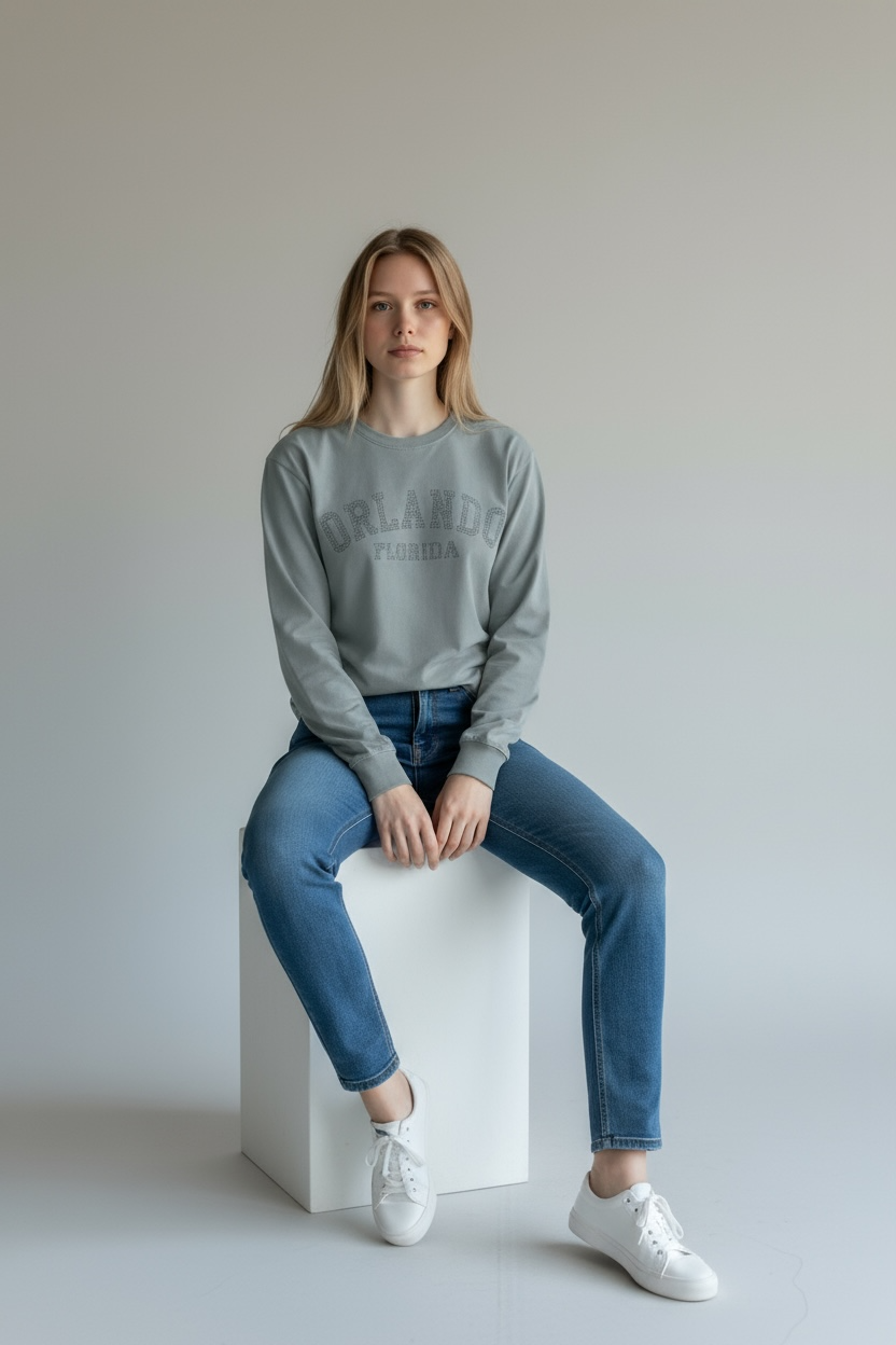 Embroidery Orlando Florida Sweatshirt