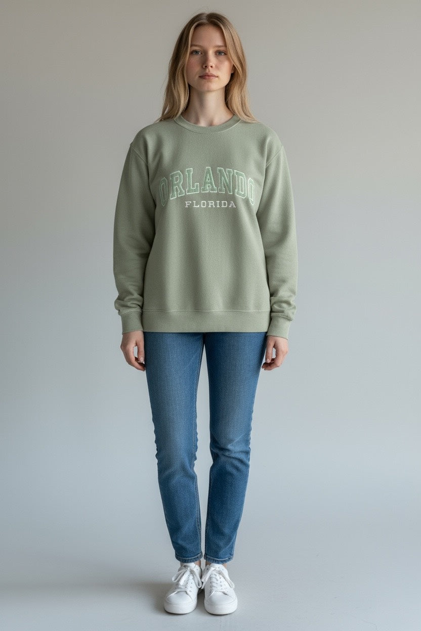Embroidery Orlando Florida Sweatshirt