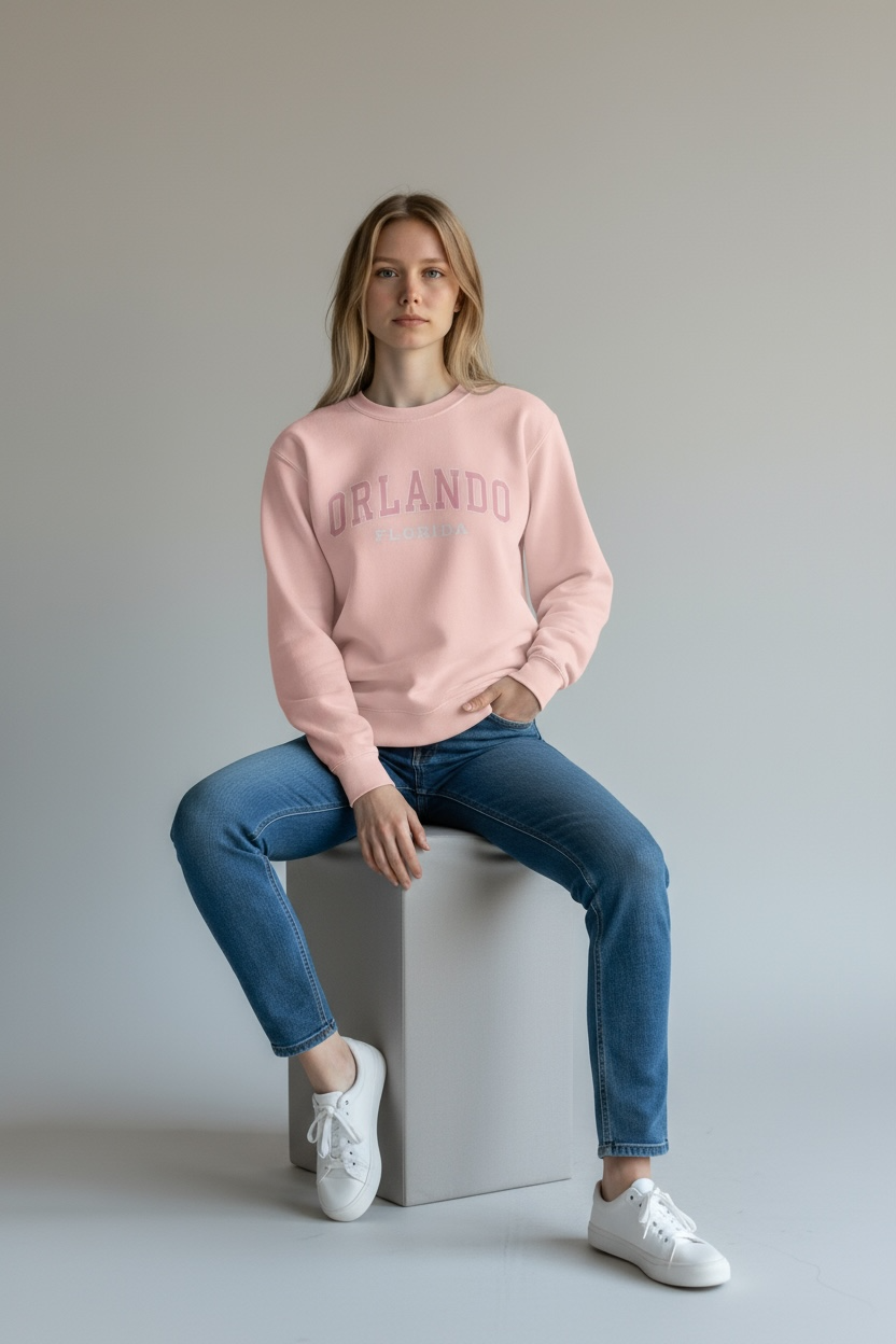 Embroidery Orlando Florida Sweatshirt