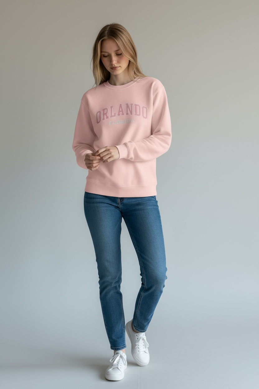 Embroidery Orlando Florida Sweatshirt