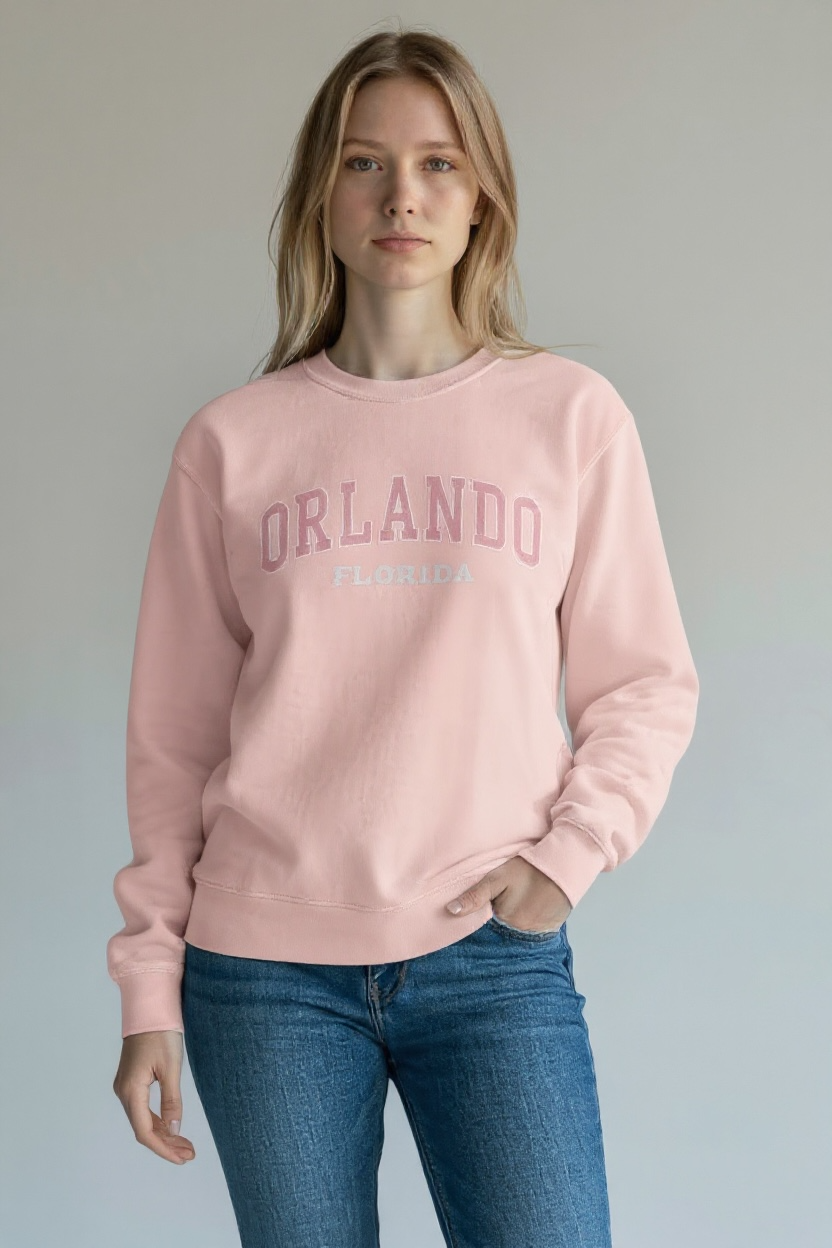 Embroidery Orlando Florida Sweatshirt