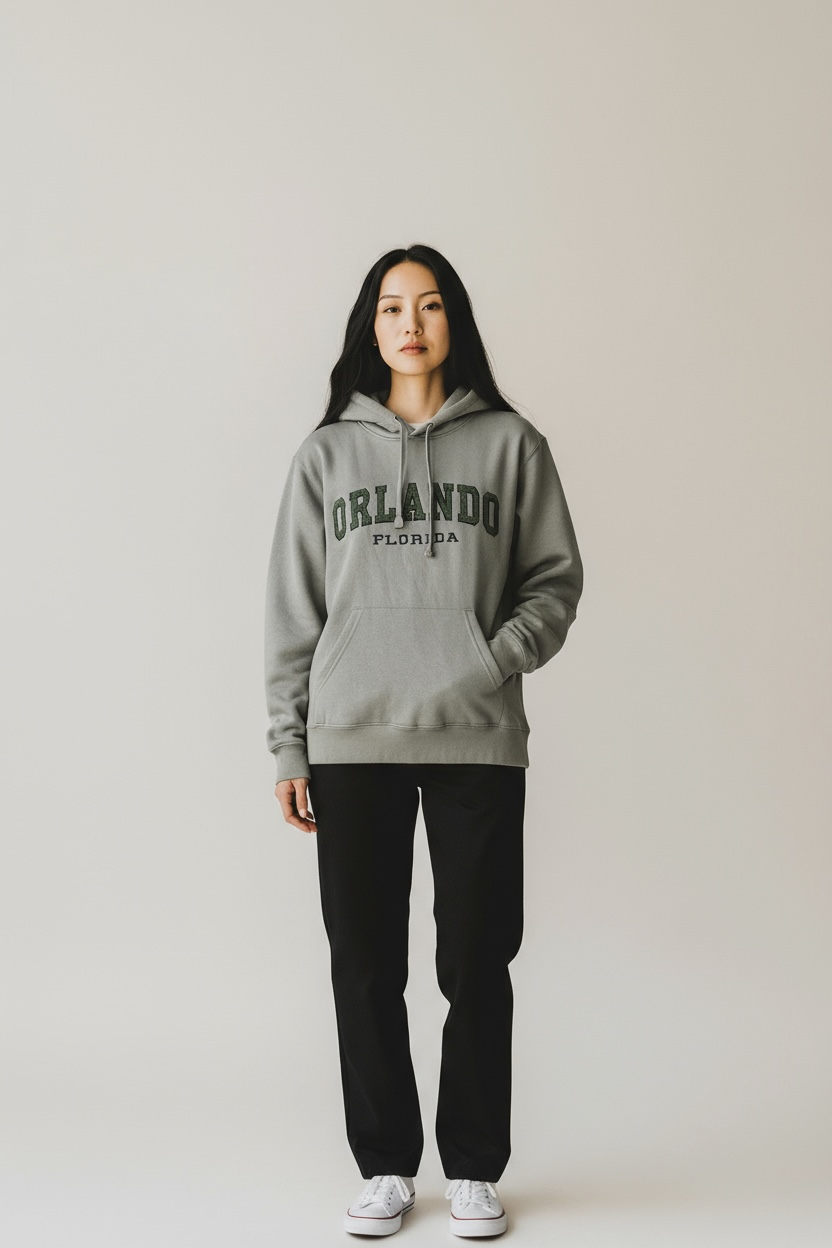 Orlando Embroidery Hoodie