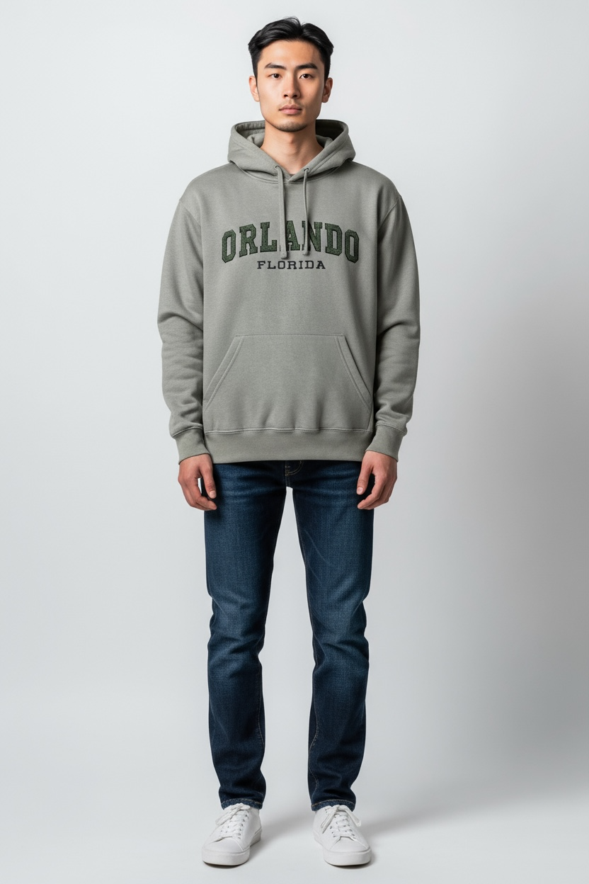 Orlando Embroidery Hoodie
