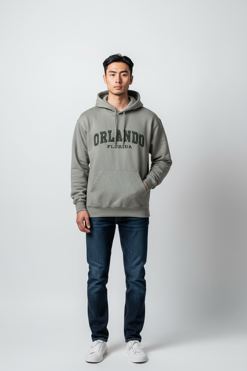 Orlando Embroidery Hoodie
