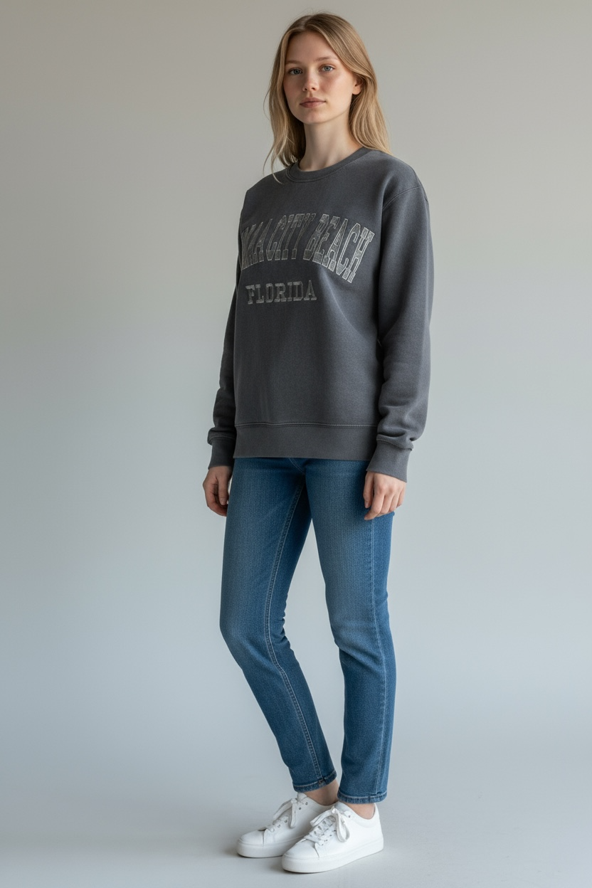 Embroidery Panama City Beach Sweatshirt