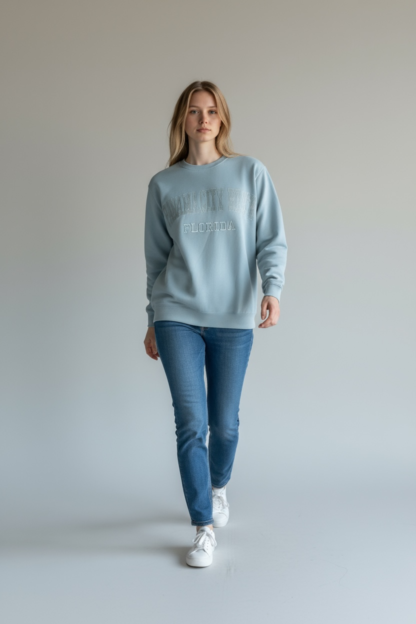 Embroidery Panama City Beach Sweatshirt