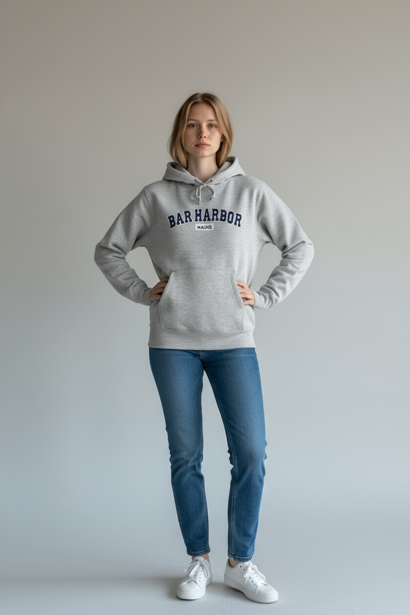 Bar Harbor Embroided Hoodie