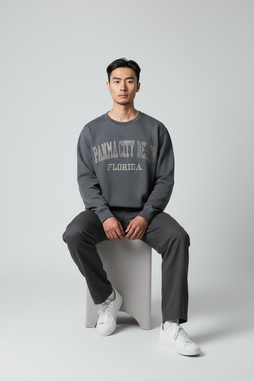 Embroidery Panama City Beach Sweatshirt