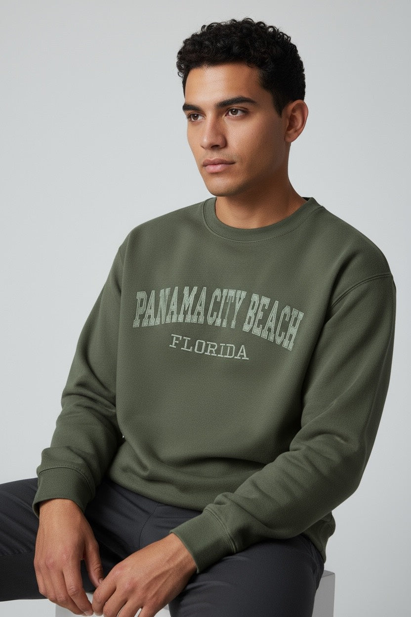 Embroidery Panama City Beach Sweatshirt