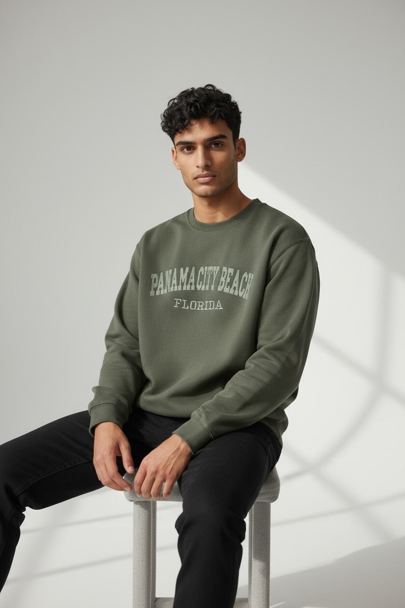 Embroidery Panama City Beach Sweatshirt