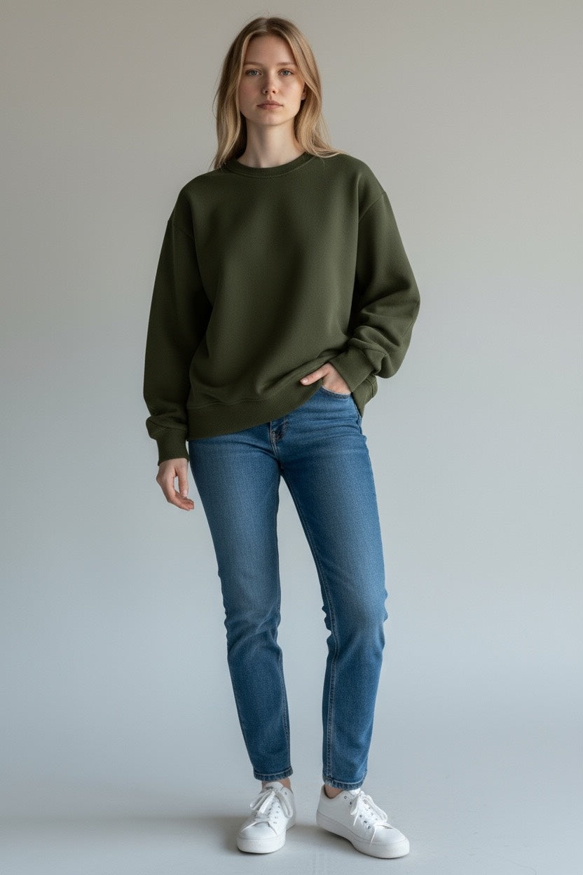 Heavyweight Plain Sweatshirts