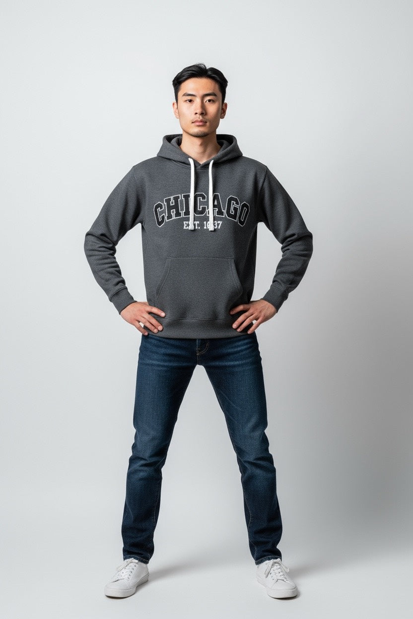 Embroidery CHICAGO Hoodie