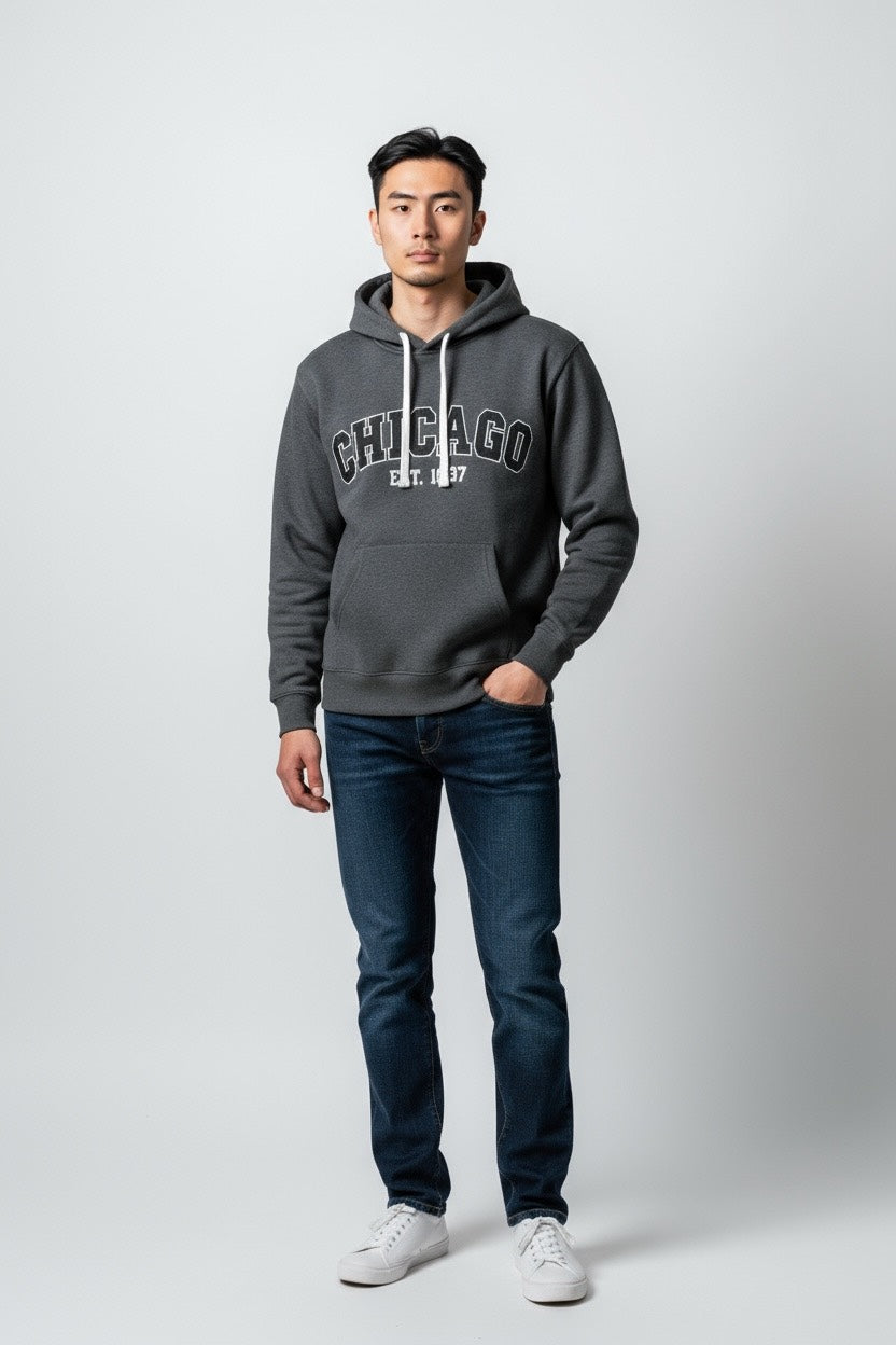 Embroidery CHICAGO Hoodie
