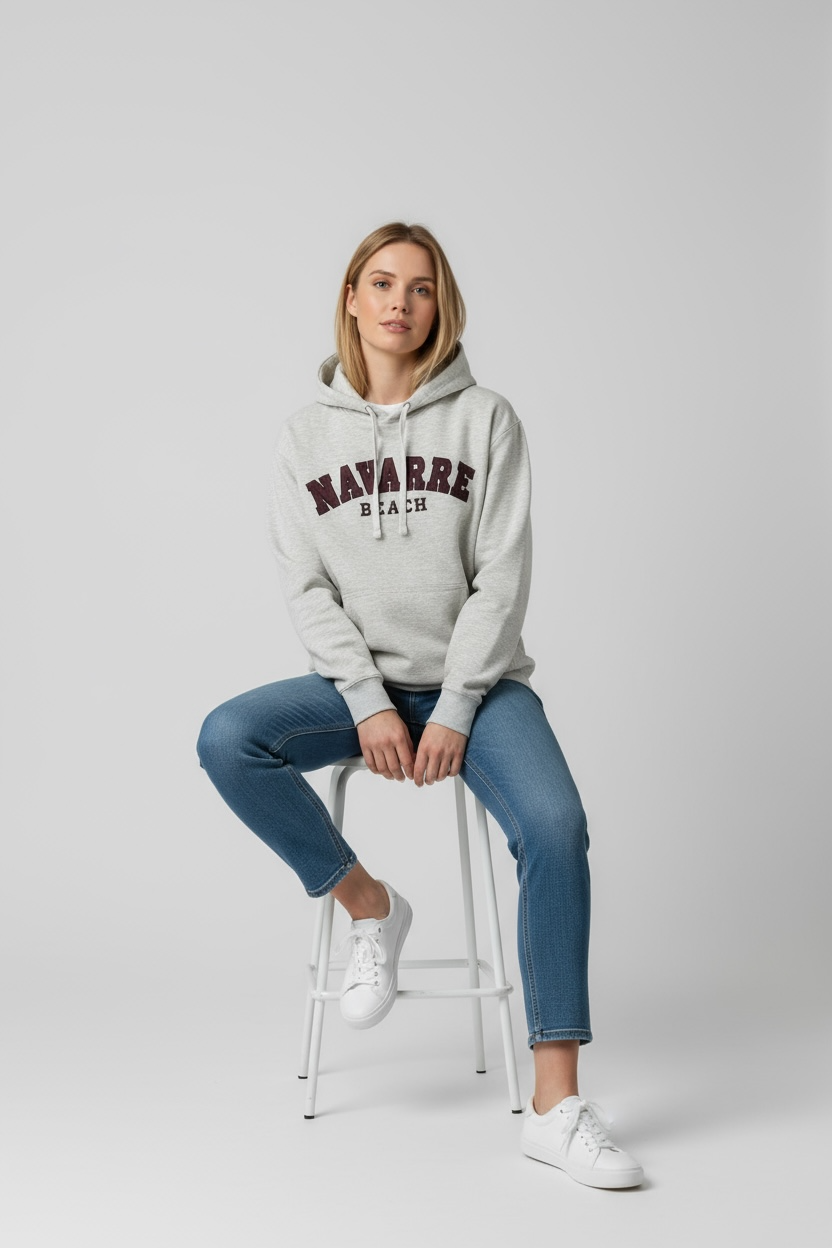Embroidery Navarre Beach Hoodie
