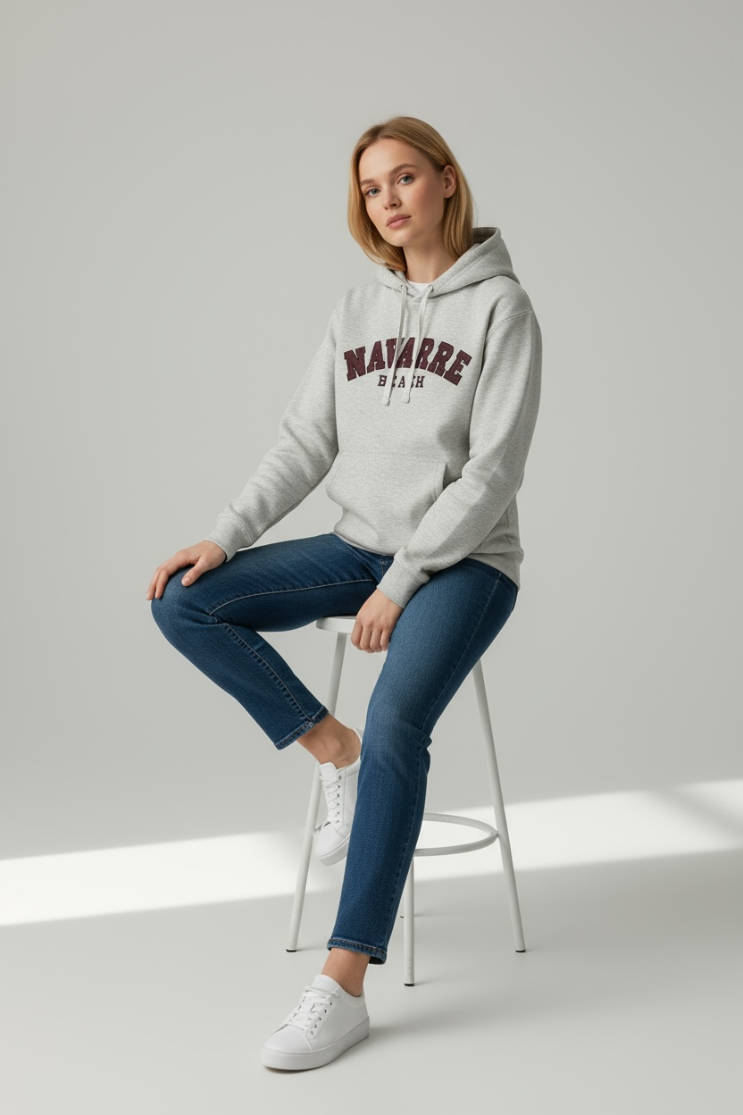 Embroidery Navarre Beach Hoodie