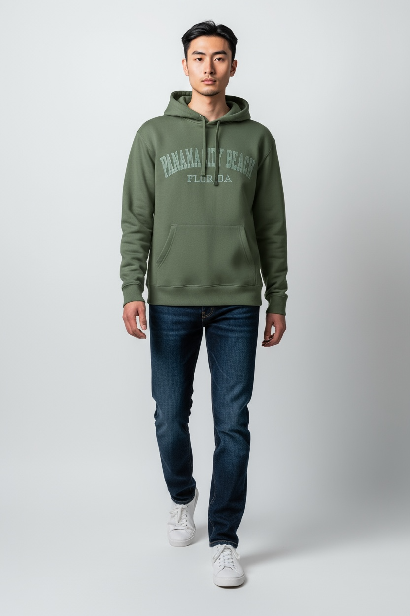 Embroidery Panama City Beach Hoodie