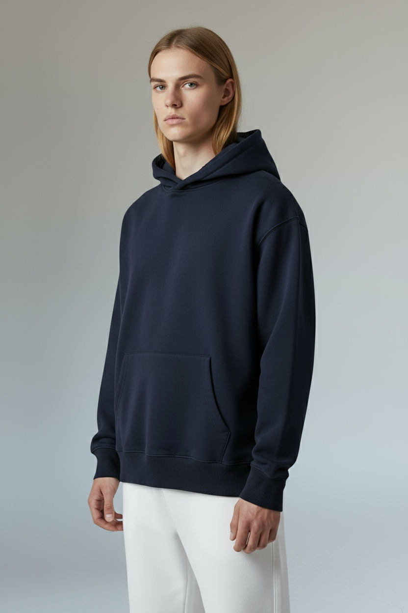 Heavy Grammage Drop Shoulder Hoodie
